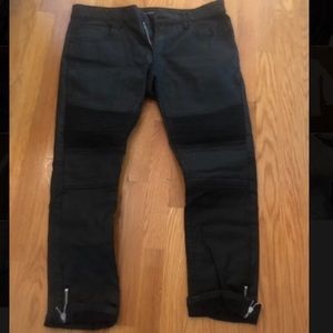 INC. Worn Once Black Jeans with Zipper Bottom